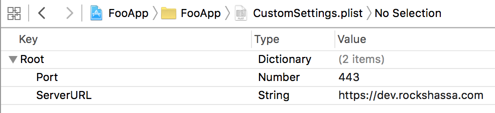 xcodeplist